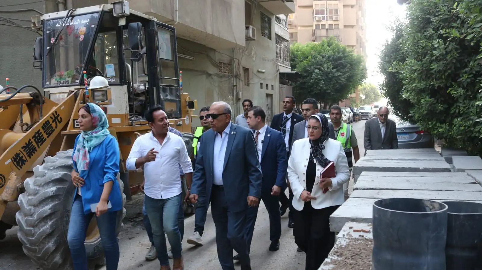 ''وزير الكهرباء'' يتابع مستجدات سير العمل فى مواقع إضافة مصدر التغذية الثالث إلى محطة محولات جزيرة الدهب عبر نهر النيل